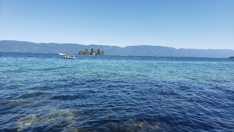 Scenic Waterfront Escape at West Shore / Flathead Lake State Park, Montana outdoor detail