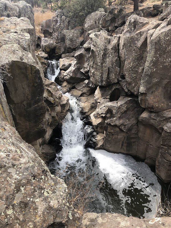 Scenic Canyon and Waterfall at Rio de Flag, Arizona - Rio de Flag