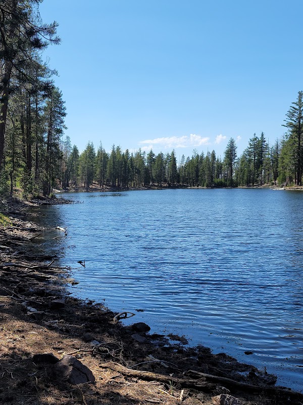 Scenic Reflection Lake in Lassen Volcanic National Park - Reflection Lake