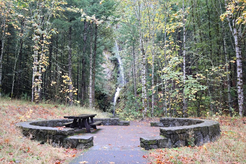Waterfall Wonders at Hole-in-the-Wall Falls near Cascade Locks, Oregon - Hole-in-the-Wall Falls