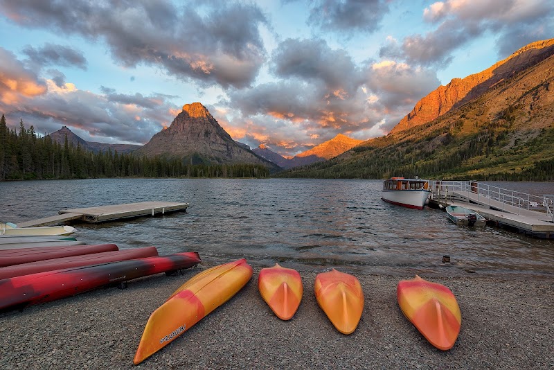 Scenic Serenity at Two Medicine Lake, Montana - Two Medicine Lake