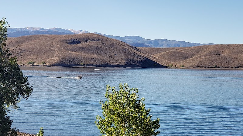 Serene Waters and Scenic Hills at Topaz Lake - Topaz Lake