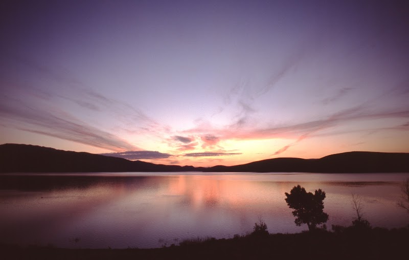 Serene Waters and Scenic Hills at Topaz Lake - Topaz Lake