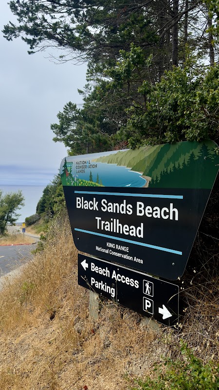 Black Sands Beach Trailhead: Coastal Natural Wonder in Whitethorn, California surrounding landscape