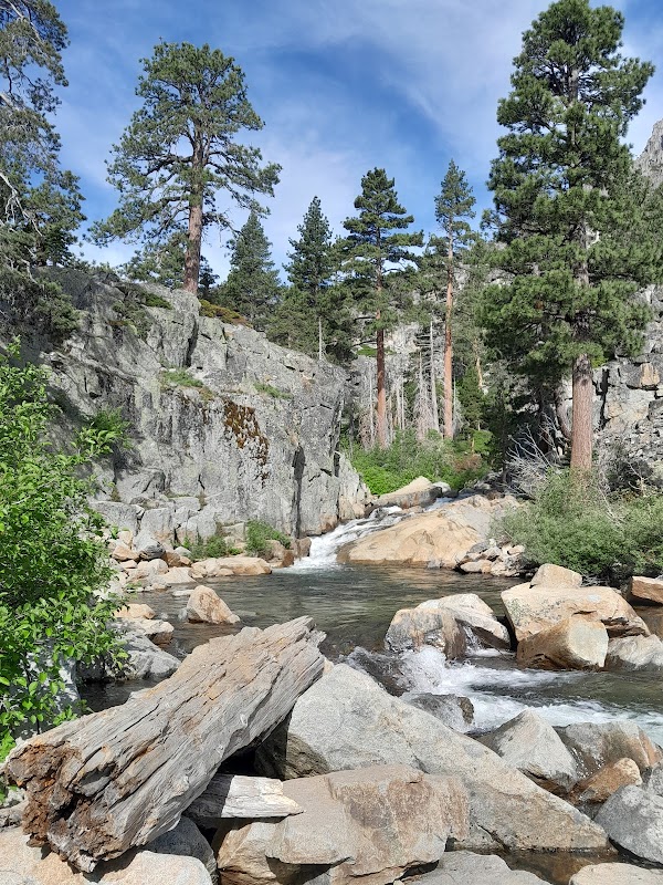 Scenic Hiking at Cascade Lake Trail near South Lake Tahoe surrounding landscape
