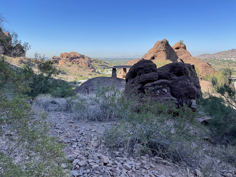 Hiking Adventure at Echo Canyon Recreation Area in Phoenix, Arizona surrounding landscape