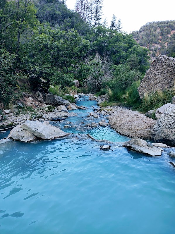 Hot Springs & Waterfall Adventure at Fifth Water Hot Springs Trailhead surrounding landscape