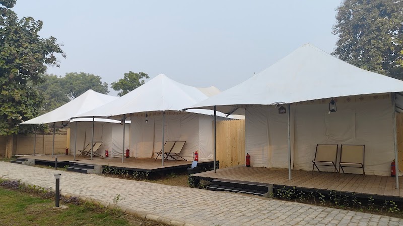 Camping Adventure at Praveg Tent City Ayodhya, Brahma Kund - Praveg Tent City Ayodhya, Brahma Kund