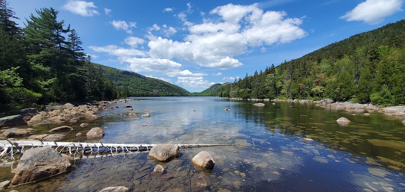 Scenic Hiking at Jordan Pond Path, Mt Desert Island, ME - Jordan Pond Path
