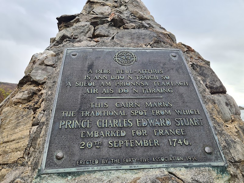 Scenic Spot: The Prince's Cairn near Lochailort, Scottish Highlands surrounding landscape
