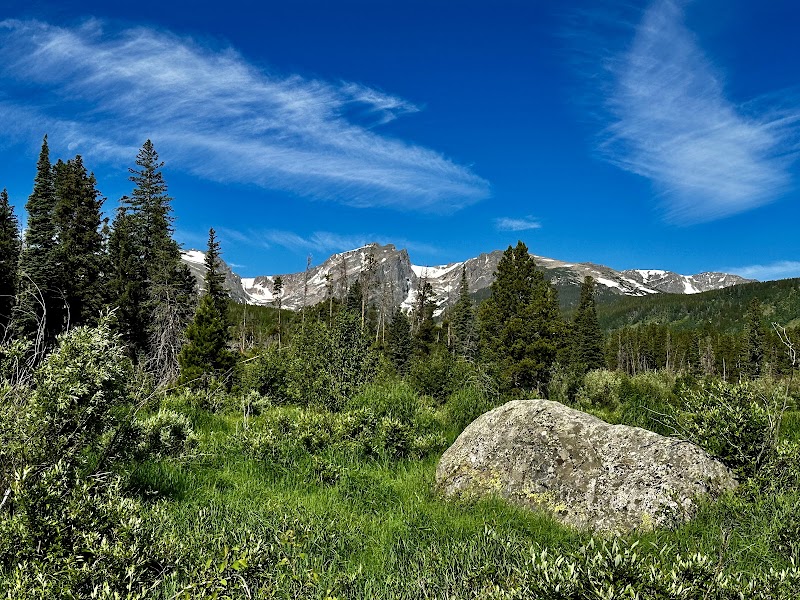 Scenic Serenity at Sprague Lake, Colorado outdoor detail