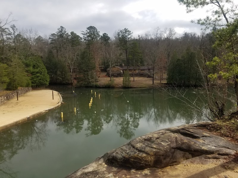 Natural Rock Arch and Pristine Waters of Pickett Lake, Tennessee - Pickett Lake