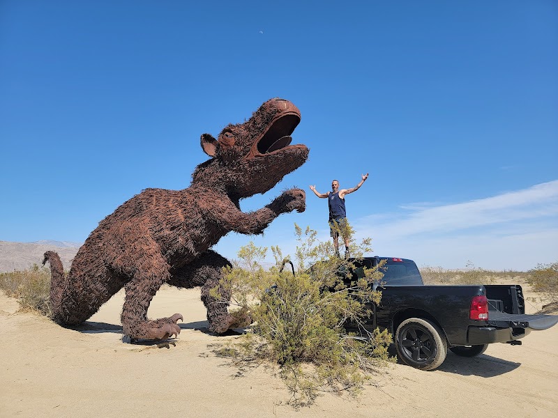 Outdoor Art & Desert Landscape at Borrego Springs Serpent Sculpture - Borrego Springs Serpent Sculpture
