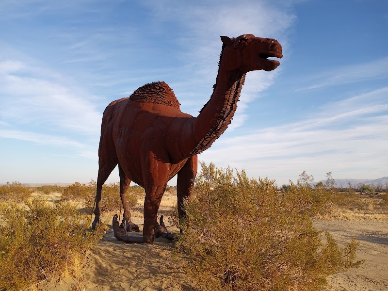 Outdoor Art & Desert Landscape at Borrego Springs Serpent Sculpture - Borrego Springs Serpent Sculpture
