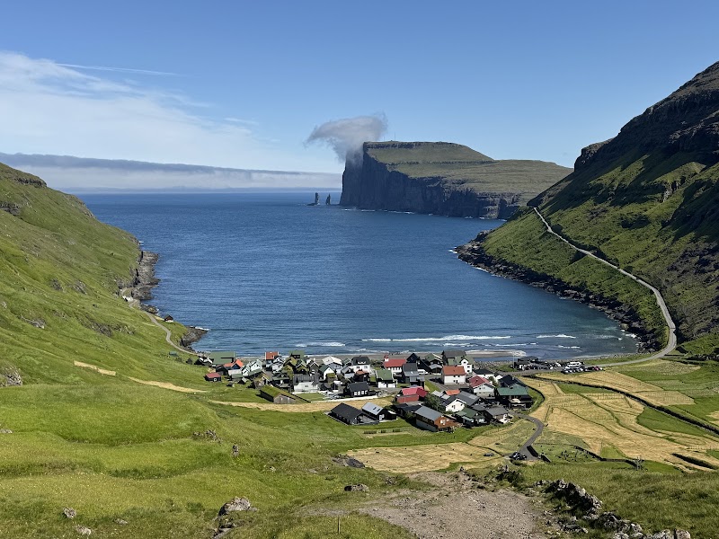 Coastal Beauty at Tjørnuvik Beach, Faroe Islands